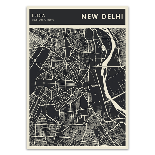 New Delhi City Map