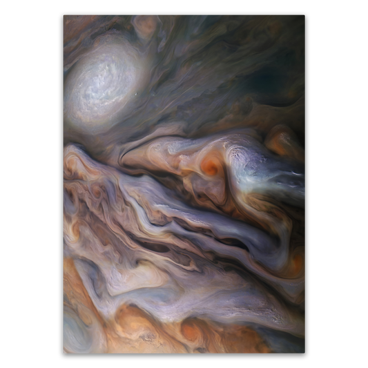 Jupiter Stormy Swirls